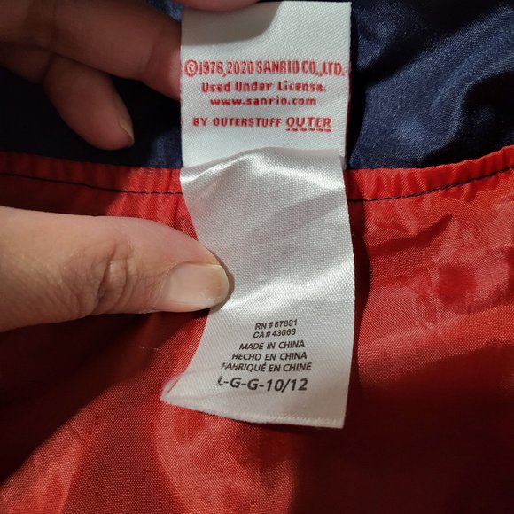 Sanrio Hello Kitty x Team USA Olympics Track Zip Up Girls Long Sleeves Jacket L - Picture 6 of 10